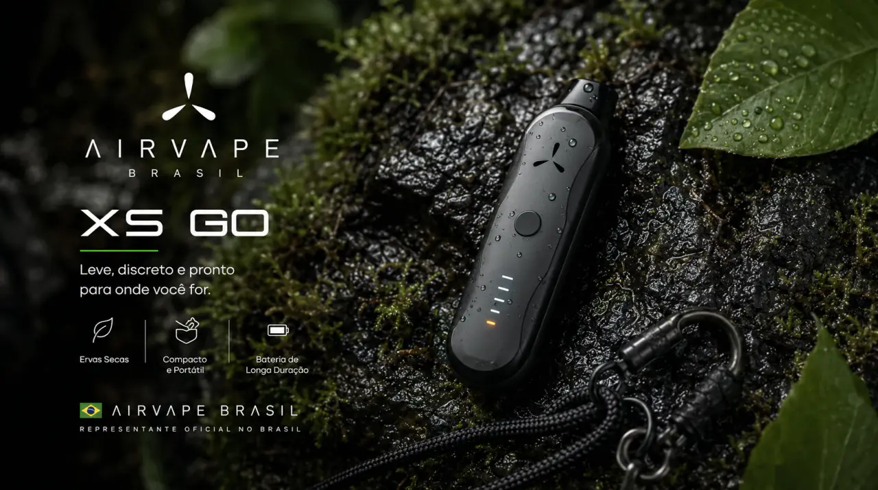 AirVape XS GO: vaporizador portátil para ervas secas