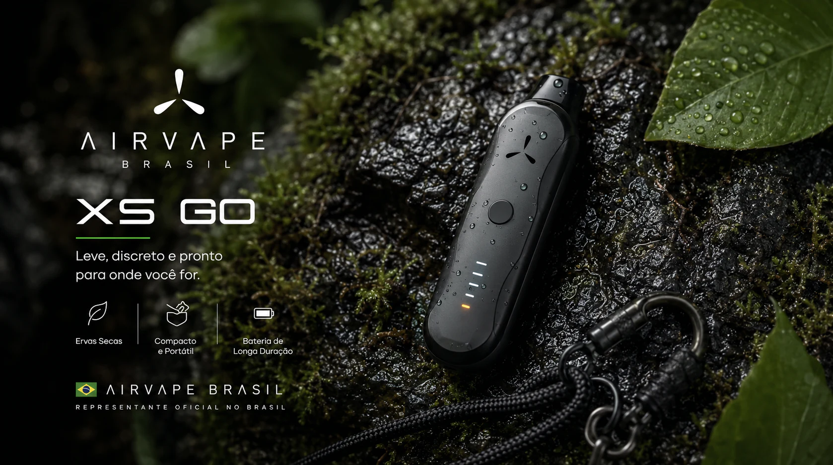 AirVape XS GO: vaporizador portátil para ervas secas